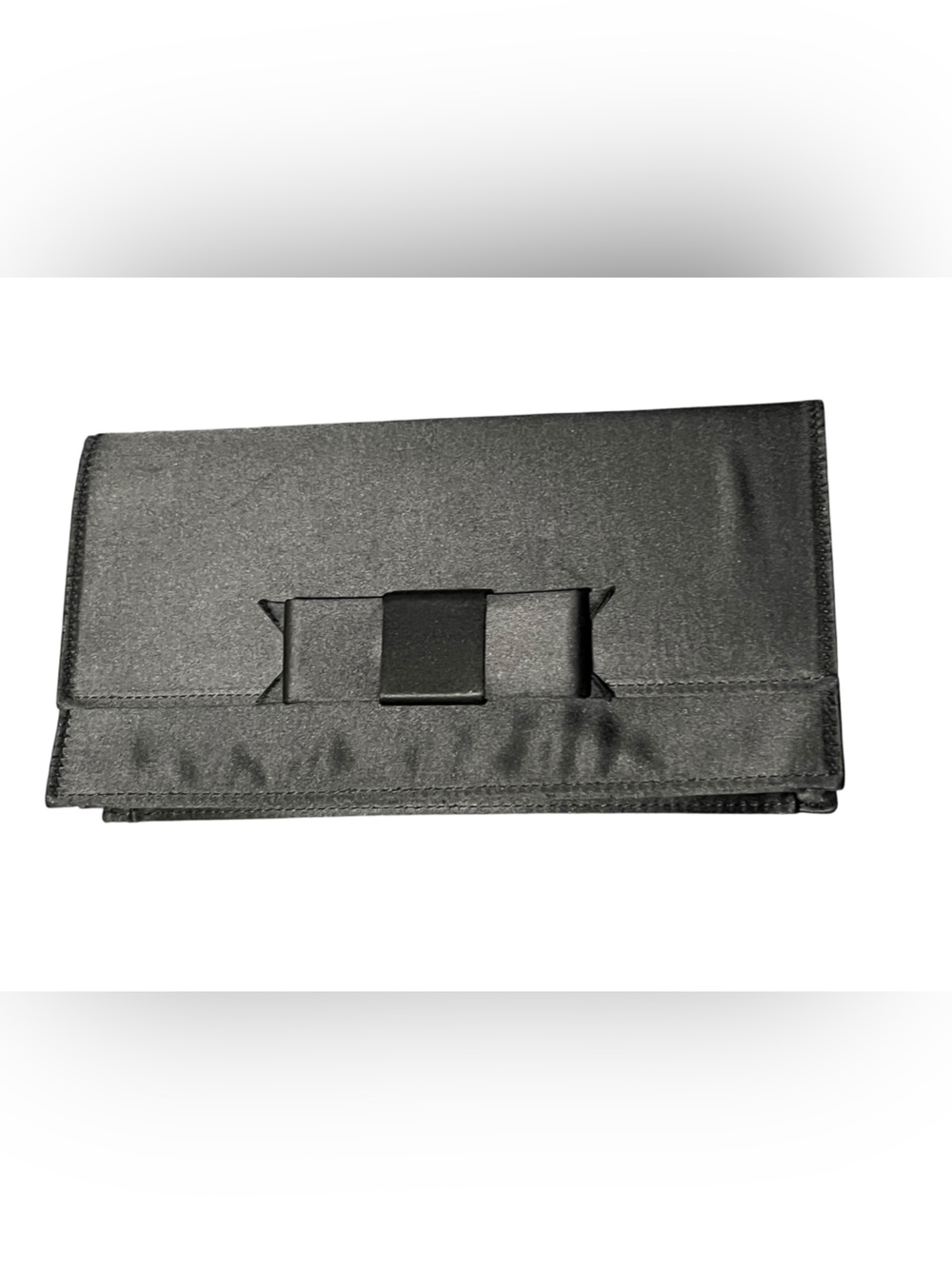 LK Bennett Black Clutch Black Made In Spain Bow